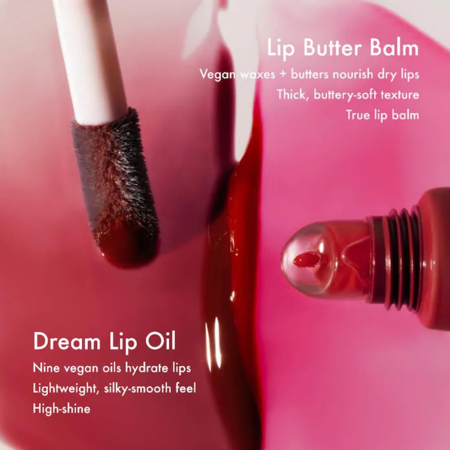 image:imageSummer Fridays Dream Lip Oil Hydrating Tinted Lip Gloss Oil NonSticky Formula with Skincare Benefits for LongLasting Softness Shine Effortless Beauty Gifts Warm Beige 015 OzMidnight Berry