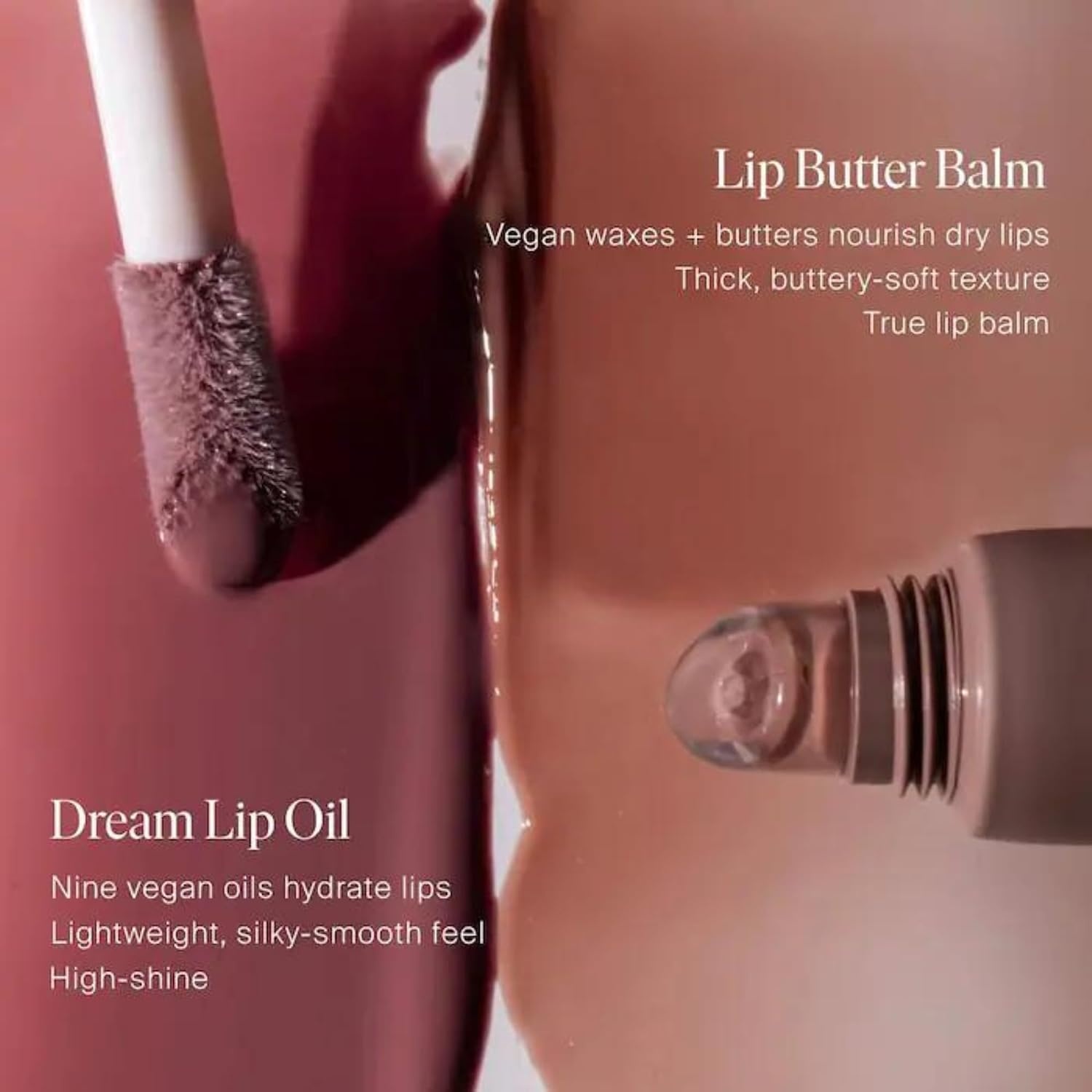 image:imageSummer Fridays Dream Lip Oil Hydrating Tinted Lip Gloss Oil NonSticky Formula with Skincare Benefits for LongLasting Softness Shine Effortless Beauty Gifts Warm Beige 015 OzSoft Mauve