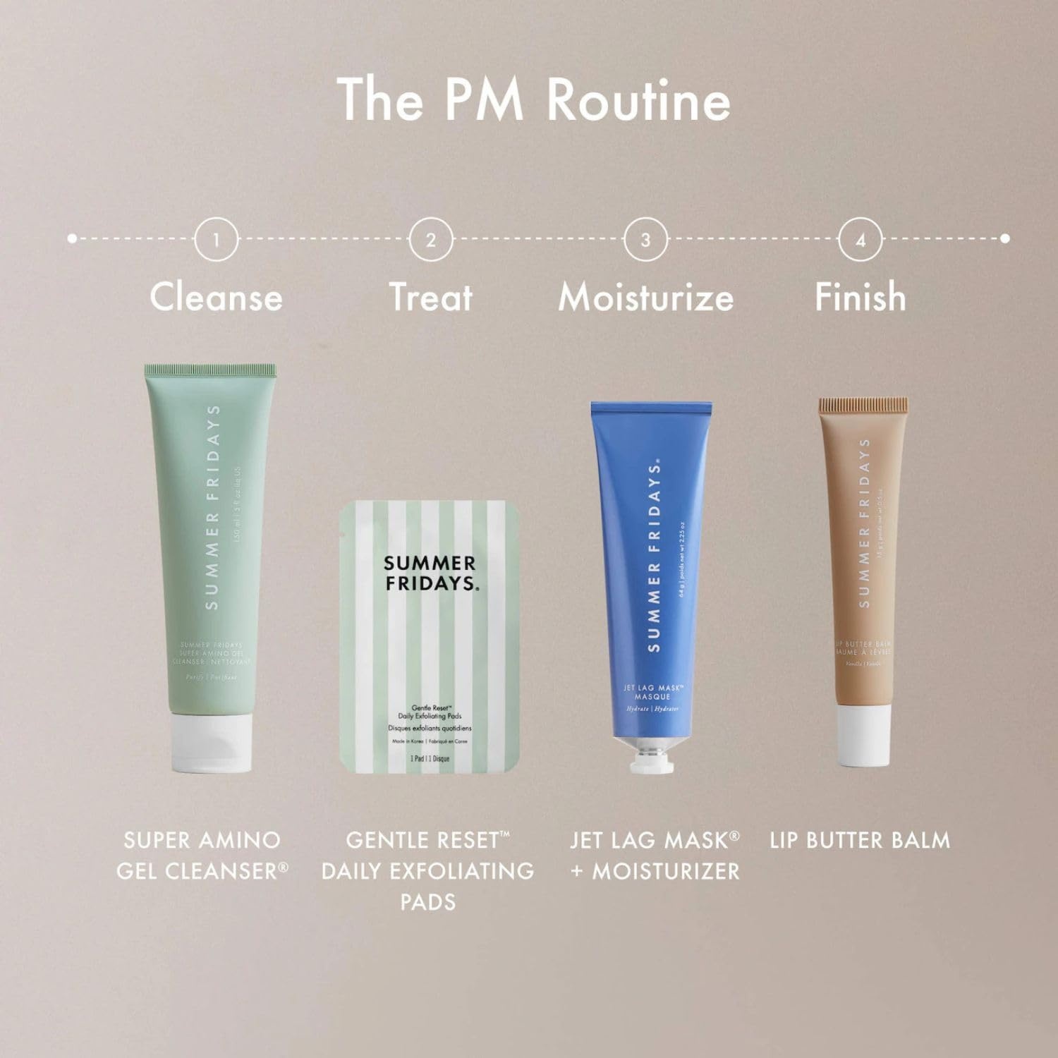 image:imageSummer Fridays Gentle Reset Daily Exfoliating Toner Pads 30 Ct