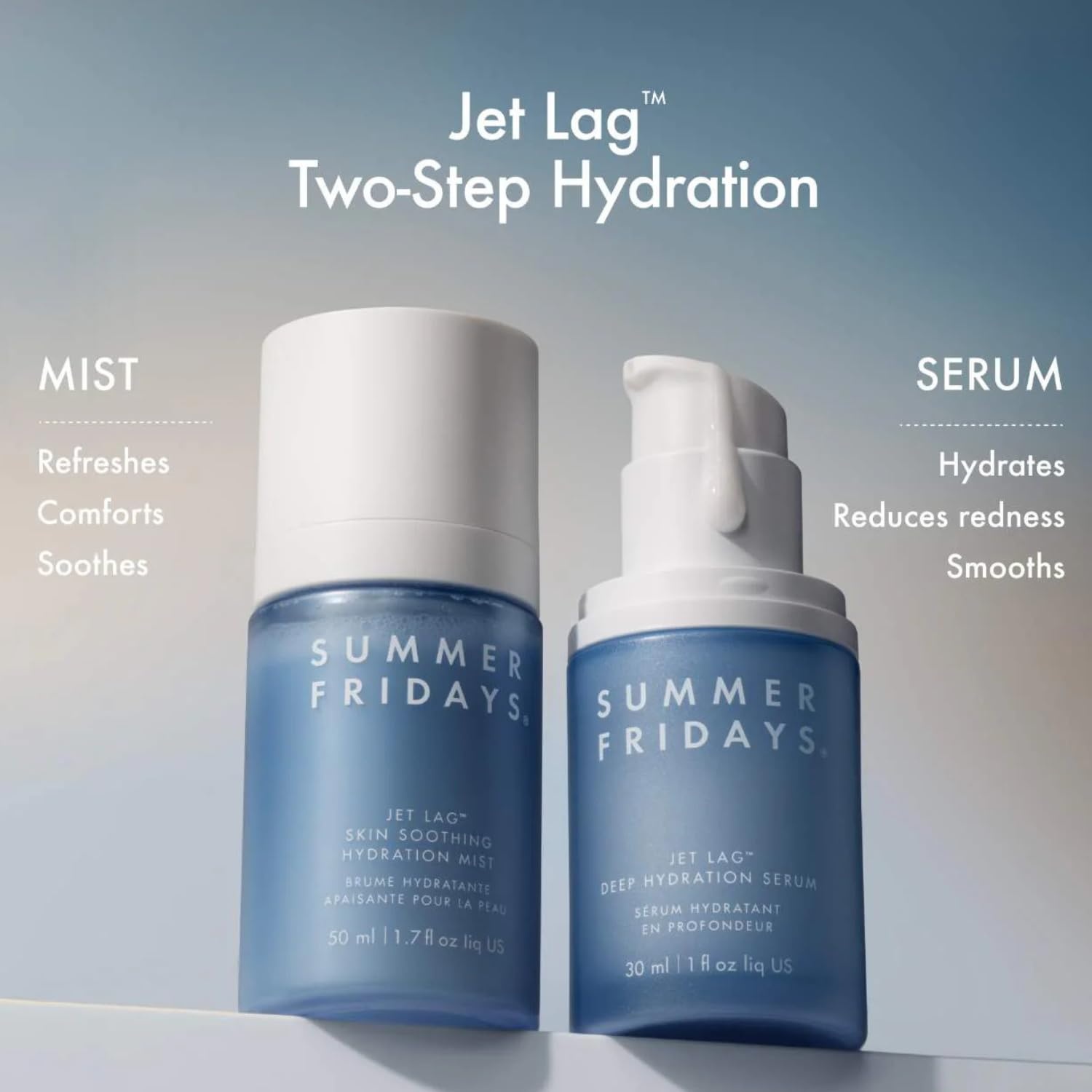 image:imageSummer Fridays Jet Lag Skin Soothing Hydration Face Mist UltraFine Facial Spray amp Hydrating Mist to Comfort Soothe amp Help Provide Protective Moisture Barrier Support for Glowing Skin 17 Fl Oz