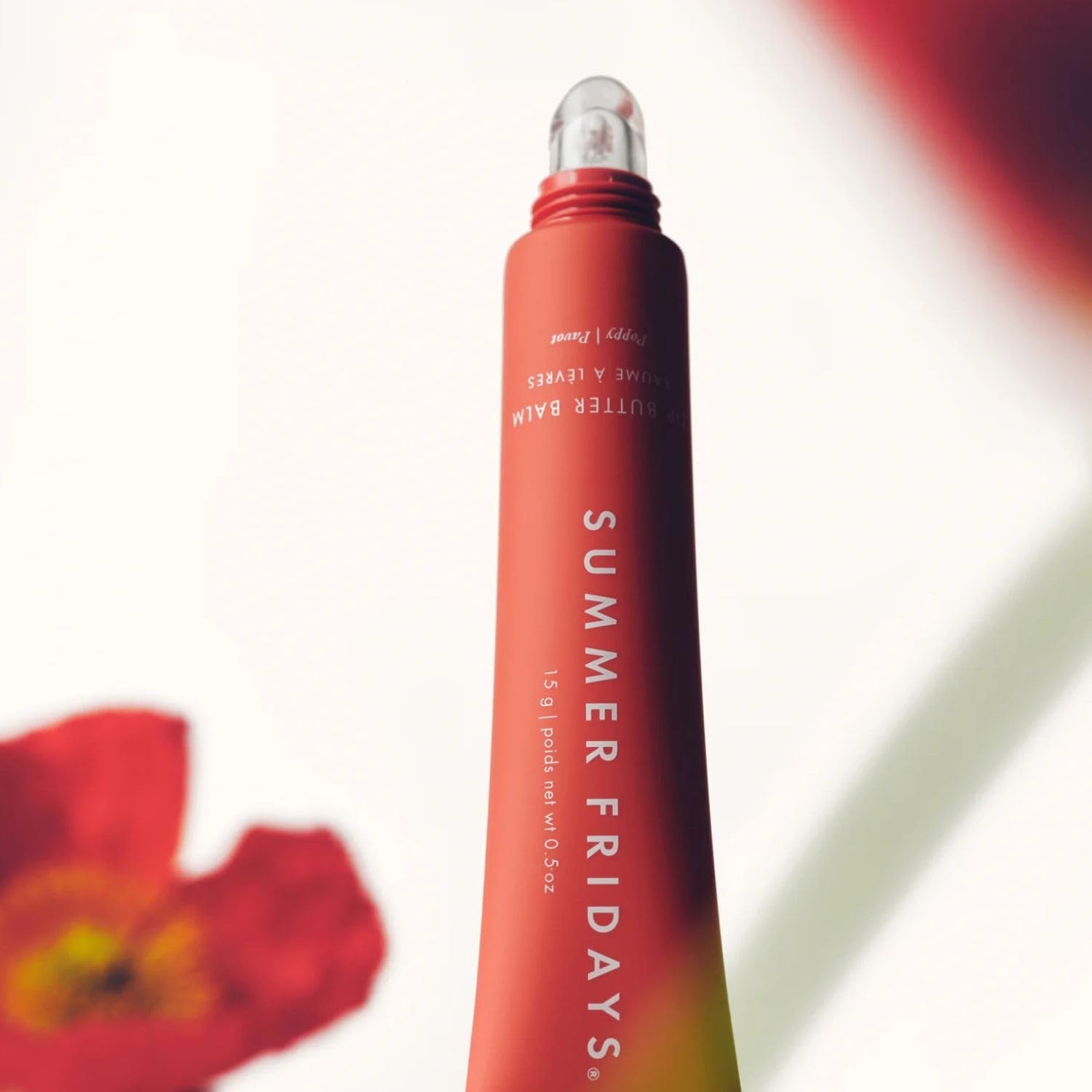 image:imageSummer Fridays Lip Butter Balm Moisturizing Lip Gloss for Instant Shine Sheer Color With Nourishing Shea Butter Everyday Makeup Skin Care Summer Essentials Vegan Pink Sugar 5 OzPoppy