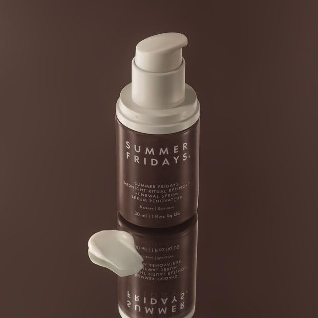 image:imageSummer Fridays Midnight Ritual Retinol Serum Renewal Anti Aging Serum for Face Fine Lines amp Discoloration Enriched with Jojoba Oil Hyaluronic Acid amp Niacinamide to Renew Skins Appearance 1 oz