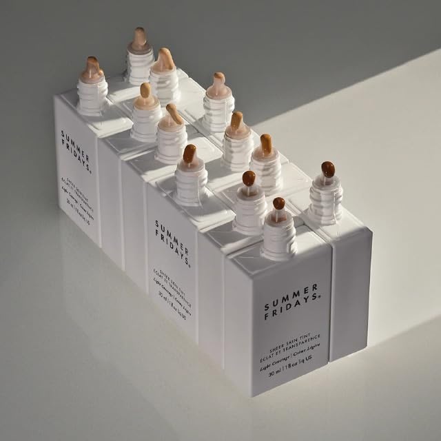 image:imageSummer Fridays Sheer Skin Tint Lightweight Face Makeup Shade 6 1 OzShade 01 Fair with Neutral Peach Undertones