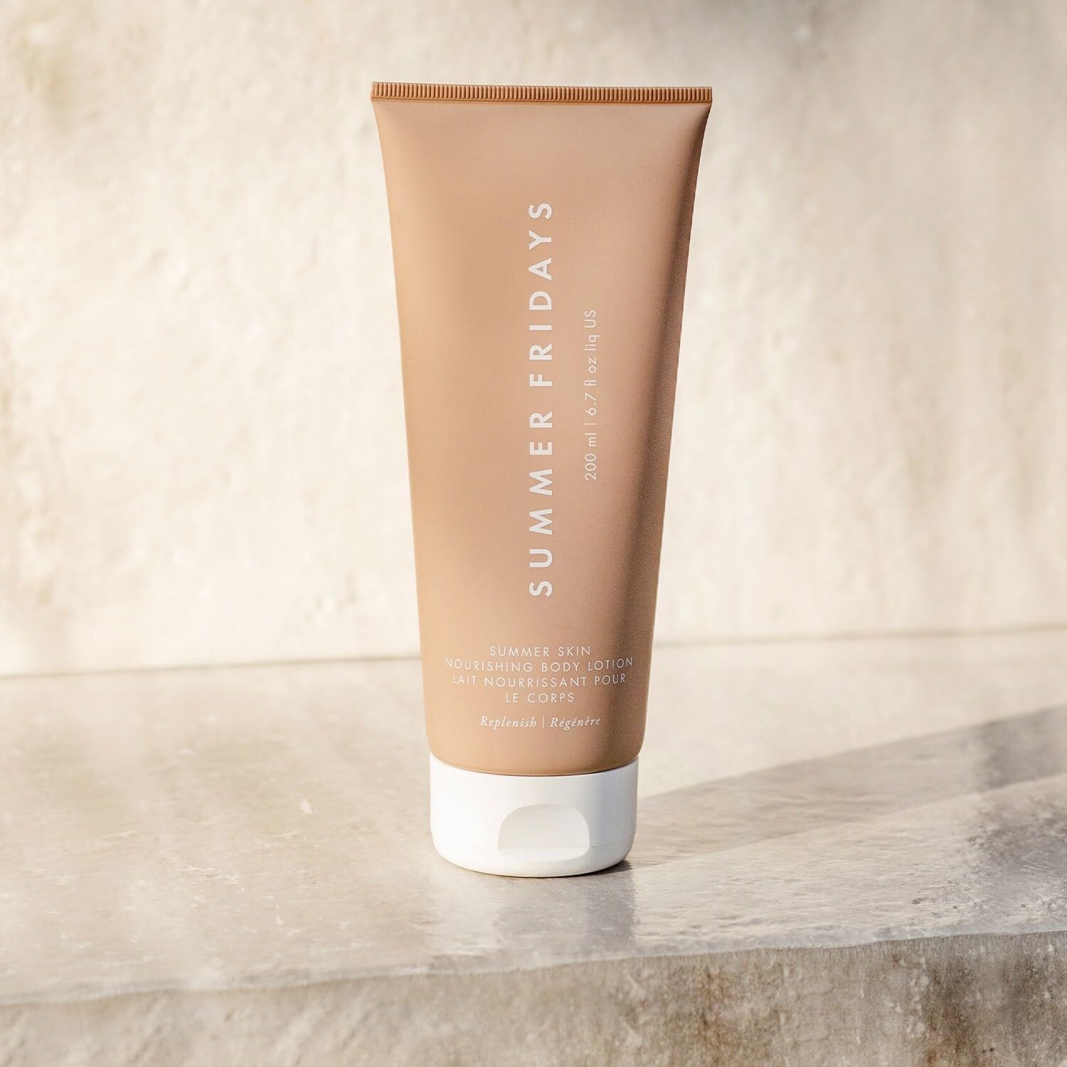 image:imageSummer Fridays Summer Silk Nourishing Body Lotion Hydrating Body Lotion with Hyaluronic Acid Shea Butter Grapeseed Oil and Cocoa Butter NonGreasy Moisturizer for Dry Skin 67 Fl Oz