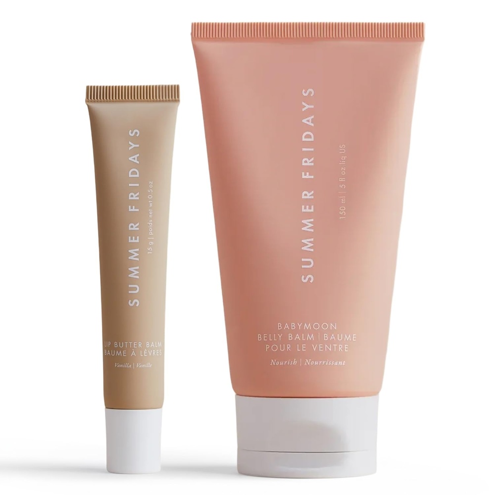 image:imageSummer Fridays Babymoon Belly Balm Nourishing Balm Body Moisturizer Enriched with Calendula Oil Vitamin E to Help Reduce the Appearance of Stretch Marks and Dry Skin 5 Fl OzBelly Balm Lip Butter Balm
