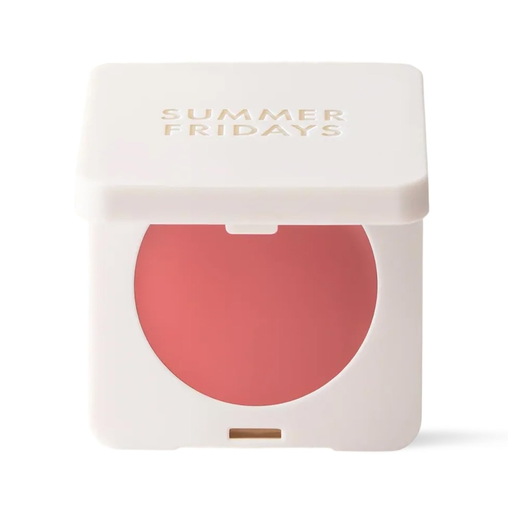 image:imageSummer Fridays Blush Butter Balm SkincareInfused Hydrating Cream Blush with Hyaluronic Acid Ceramides amp Shea Butter for a Dewy Flush of Color Cheek and Lip Tint Berry Spritz 014 OzSoft Strawberry