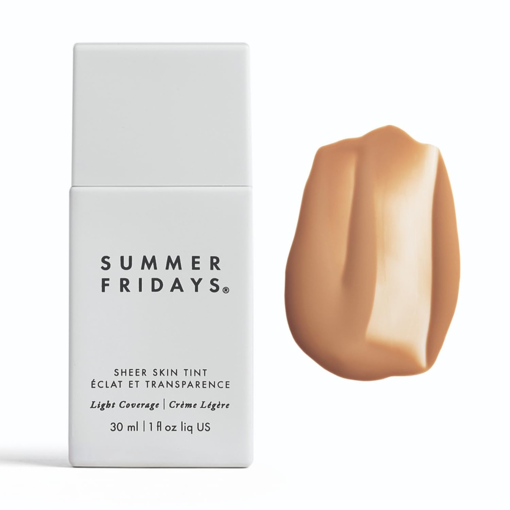 image:imageSummer Fridays Sheer Skin Tint Lightweight Face Makeup Shade 6 1 OzShade 05 Medium with Warm Neutral Undertones