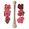 Summer Fridays The Blush Brush – Dual Ended Makeup Brush for Cream Blush with an Ergonomic Handle + Ultra Plush Blending Bristles – Blends Cream Makeup Formulas for a Natural Finish (1 Count)