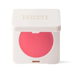 Summer Fridays Blush Butter Balm – Skincare-Infused Hydrating Cream Blush with Hyaluronic Acid, Ceramides, & Shea Butter for a Dewy Flush of Color – Cheek and Lip Tint – Berry Spritz (0.14 Oz)(Pink Sunset)