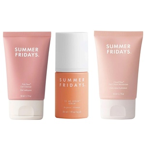 Summer Fridays Cloud Dew® Gel Cream Moisturizer – Lightweight Facial Moisturizer with Hyaluronic Acid, Coconut Water, Cherry Extract + Ceramides for Skin-Plumping Hydration (0.5 Fl Oz)(3 Count (Pack of 1))