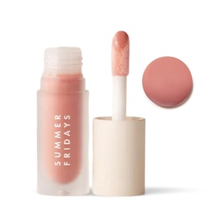 Summer Fridays Dream Lip Oil – Hydrating Tinted Lip Gloss Oil – Non-Sticky Formula with Skincare Benefits for Long-Lasting Softness + Shine – Effortless Beauty Gifts – Warm Beige (0.15 Oz)(Bare Sand)