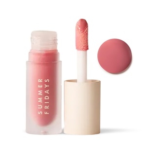 Summer Fridays Dream Lip Oil – Hydrating Tinted Lip Gloss Oil – Non-Sticky Formula with Skincare Benefits for Long-Lasting Softness + Shine – Effortless Beauty Gifts – Warm Beige (0.15 Oz)(Rose Bud)