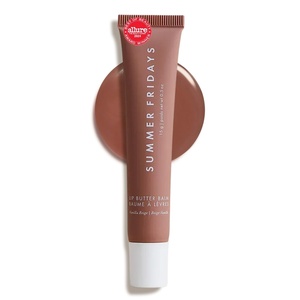 Summer Fridays Lip Butter Balm – Moisturizing Lip Gloss for Instant Shine + Sheer Color – With Nourishing Shea Butter – Everyday Makeup + Skin Care Summer Essentials – Vegan – Pink Sugar (.5 Oz)(Vanilla Beige)