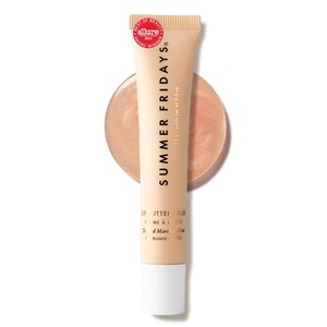 Summer Fridays Lip Butter Balm – Moisturizing Lip Gloss for Instant Shine + Sheer Color – With Nourishing Shea Butter – Everyday Makeup + Skin Care Summer Essentials – Vegan – Pink Sugar (.5 Oz)(Toasted Marshmallow)