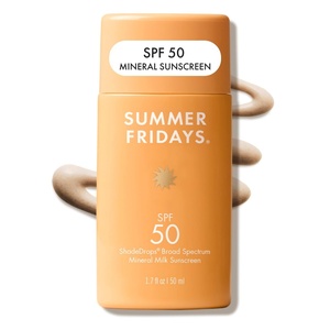 Summer Fridays Mini Jet Lag Mask & ShadeDrops SPF 50 Face Sunscreen (2 Ct)(50 Ml (Pack of 1))