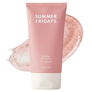 Summer Fridays Pink Dew Gel Facial Cleanser – pH-Balanced Foaming Gel Face Wash for Oily, Blemish-Prone + Sensitive Skin – Refreshing + Hydrating Gentle Face Cleanser for Soft, Radiant Skin(1.7 fl oz)(5 Fl Oz (Pack of 1))