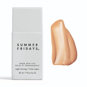 Summer Fridays Sheer Skin Tint, Lightweight Face Makeup, Shade 6 (1 Oz)(Shade 02.5 – Light with Cool Peach Undertones)