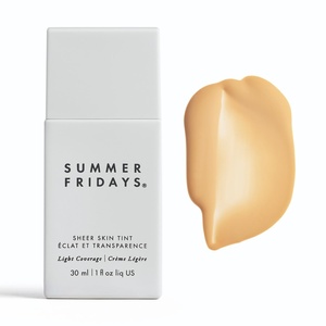 Summer Fridays Sheer Skin Tint, Lightweight Face Makeup, Shade 6 (1 Oz)(Shade 03 – Light with Golden Undertones)
