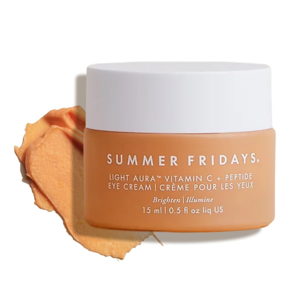 image:imageSummer Fridays Light Aura Vitamin C Peptide Eye Cream Brightening Eye Cream with an Illuminating and Hydrating Formula 05 Fl Oz05 Ounce Pack of 1
