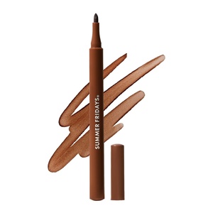 Summer Fridays Flushed Lip Stain Rosette(deep  neutral brown)