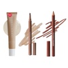 Summer Fridays Vanilla Lip Trio- Lip Butter Balm Vanilla + Flushed Lip Stain Almond + SoftLine Lip Liner Toffee