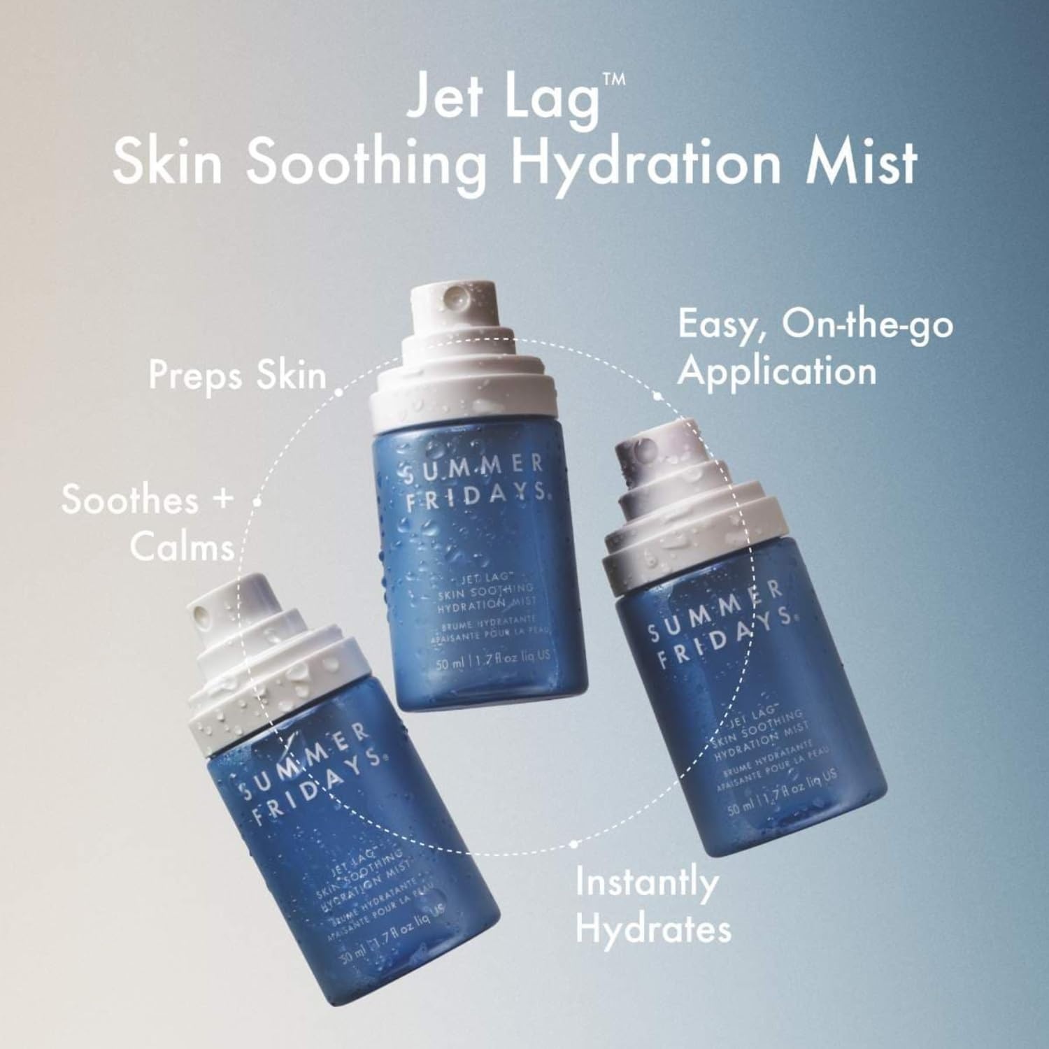 image:imageSummer Fridays Jet Lag Collection Jet Lag Mask 225 Oz Jet Lag Overnight Eye Serum 05 Oz Jet Lag Deep Hydration Serum 1 Oz Jet Lag Skin Soothing Hydration Mist 17 Fl Oz