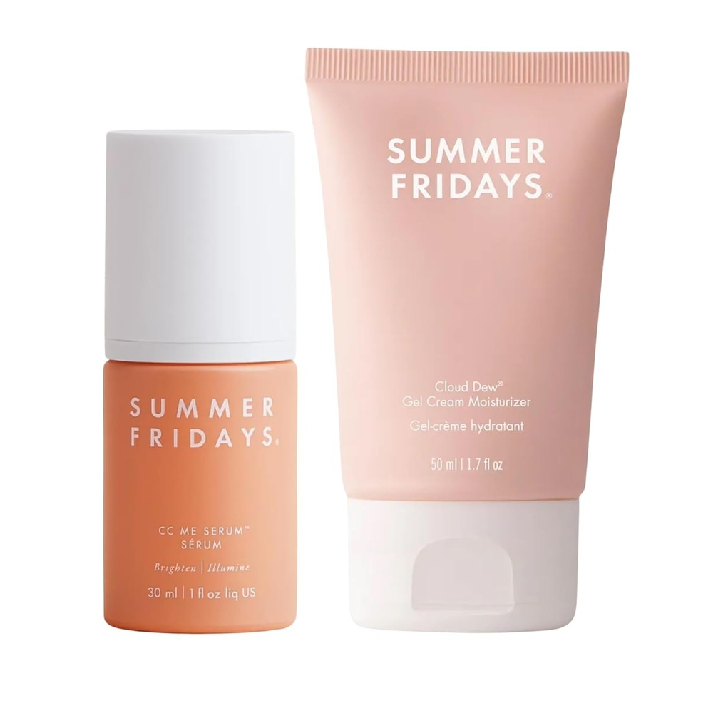 image:imageSummer Fridays Cloud Dew Gel Cream Face Moisturizer with Hyaluronic Acid amp Ceramides 17 Fl Oz CC Me Vitamin C Serum with Niacinamide amp Natural Antioxidants for Dark Spot Correcting 1 Fl Oz