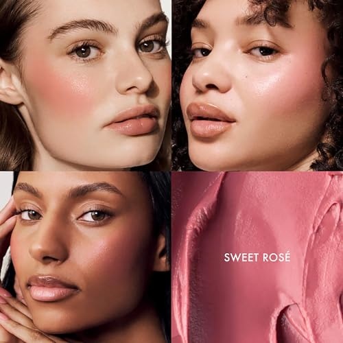 image:imageSummer Fridays Dewy Color Essentials Set Blush Butter Balm Sweet Ros 014 Oz The Blush Brush 1 Count Hydrating Cream Color Seamless Blending for a Natural Flush
