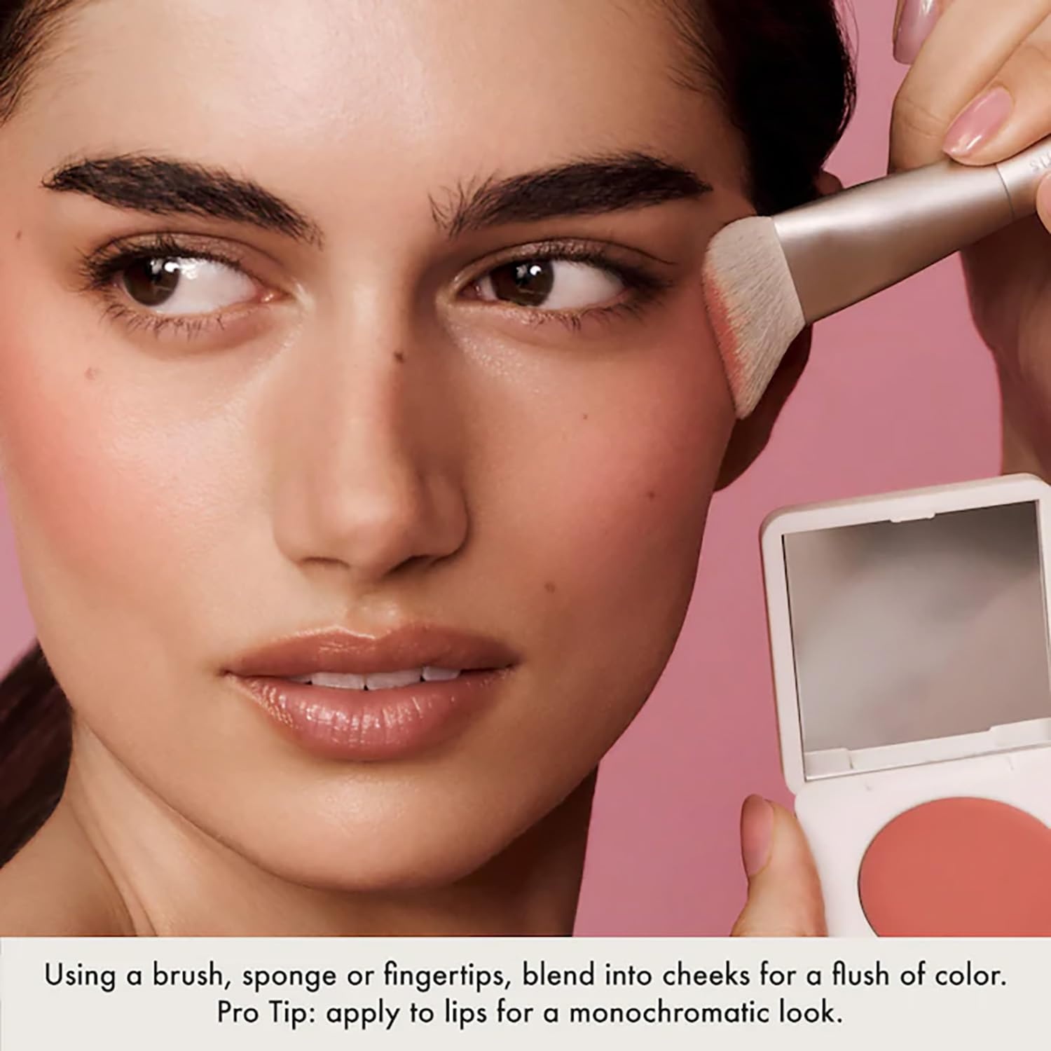 image:imageSummer Fridays Dewy Color Essentials Set Blush Butter Balm Sweet Ros 014 Oz The Blush Brush 1 Count Hydrating Cream Color Seamless Blending for a Natural Flush