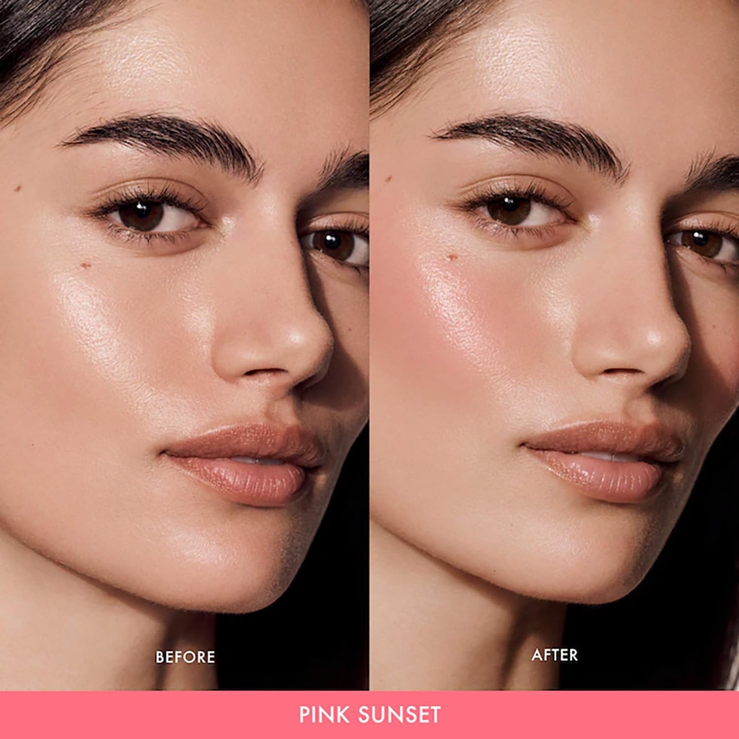 image:imageSummer Fridays Sunset Flush Duo The Blush Brush 1 Count Blush Butter Balm Pink Sunset 014 Oz Blendable Cream Blush for a Natural Dewy Glow