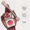 Summer Fridays Dewy Flush Duo – The Blush Brush (1 Count), Blush Butter Balm Soft Strawberry (0.14 Oz), Blendable Cream Blush for Natural, Hydrated Glow