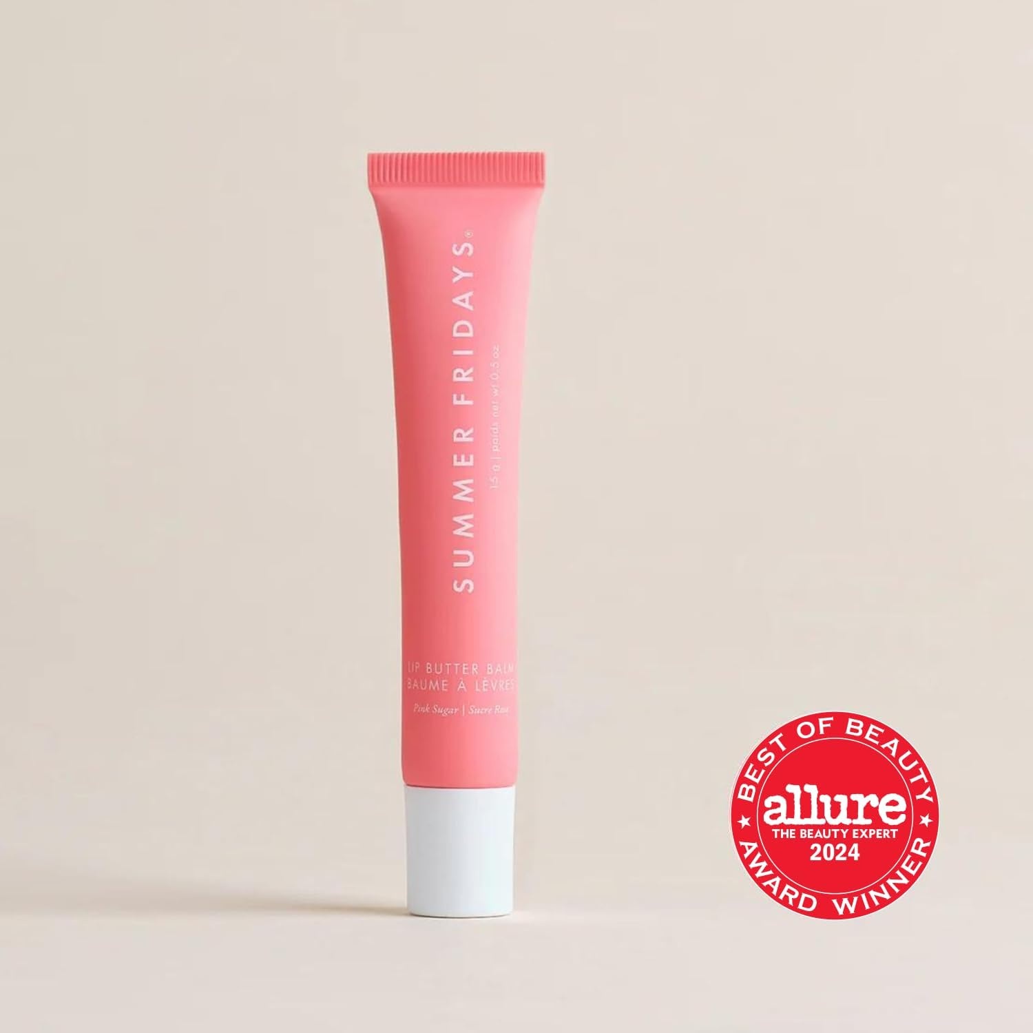 image:imageSummer Fridays Lip Butter Balm Strawberry Soft Serve Vegan 05 OzPink Sugar