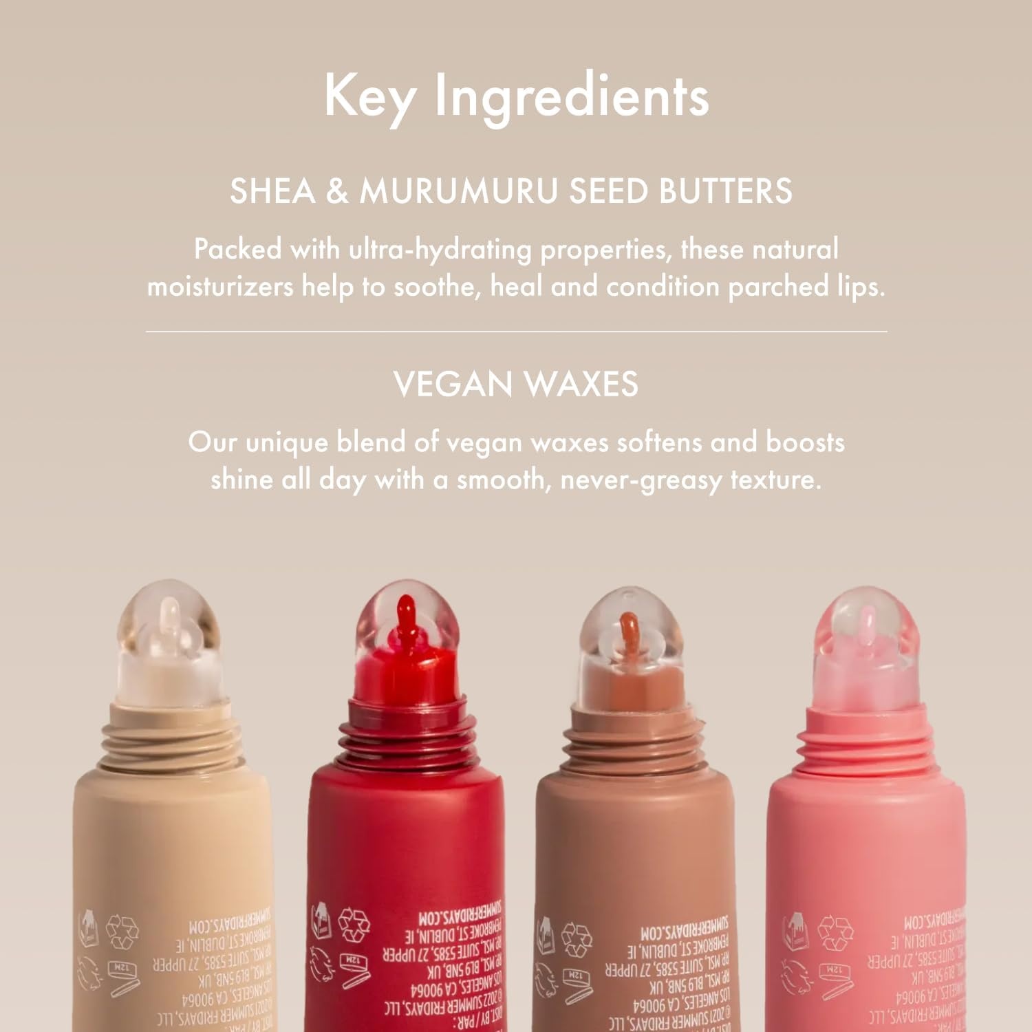 image:imageSummer Fridays Lip Butter Balm Strawberry Soft Serve Vegan 05 OzSweet Mint