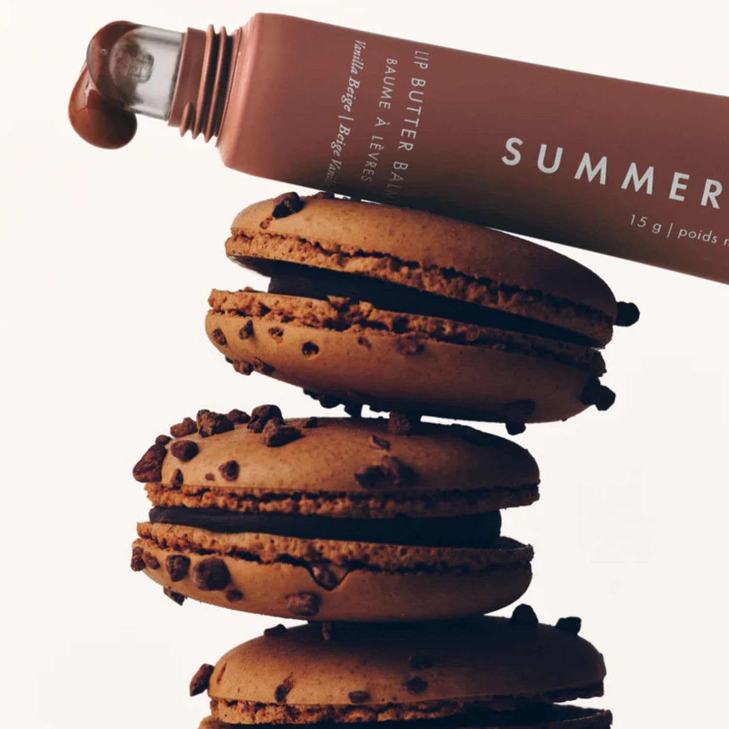image:imageSummer Fridays Lip Butter Balm Strawberry Soft Serve Vegan 05 OzVanilla Beige