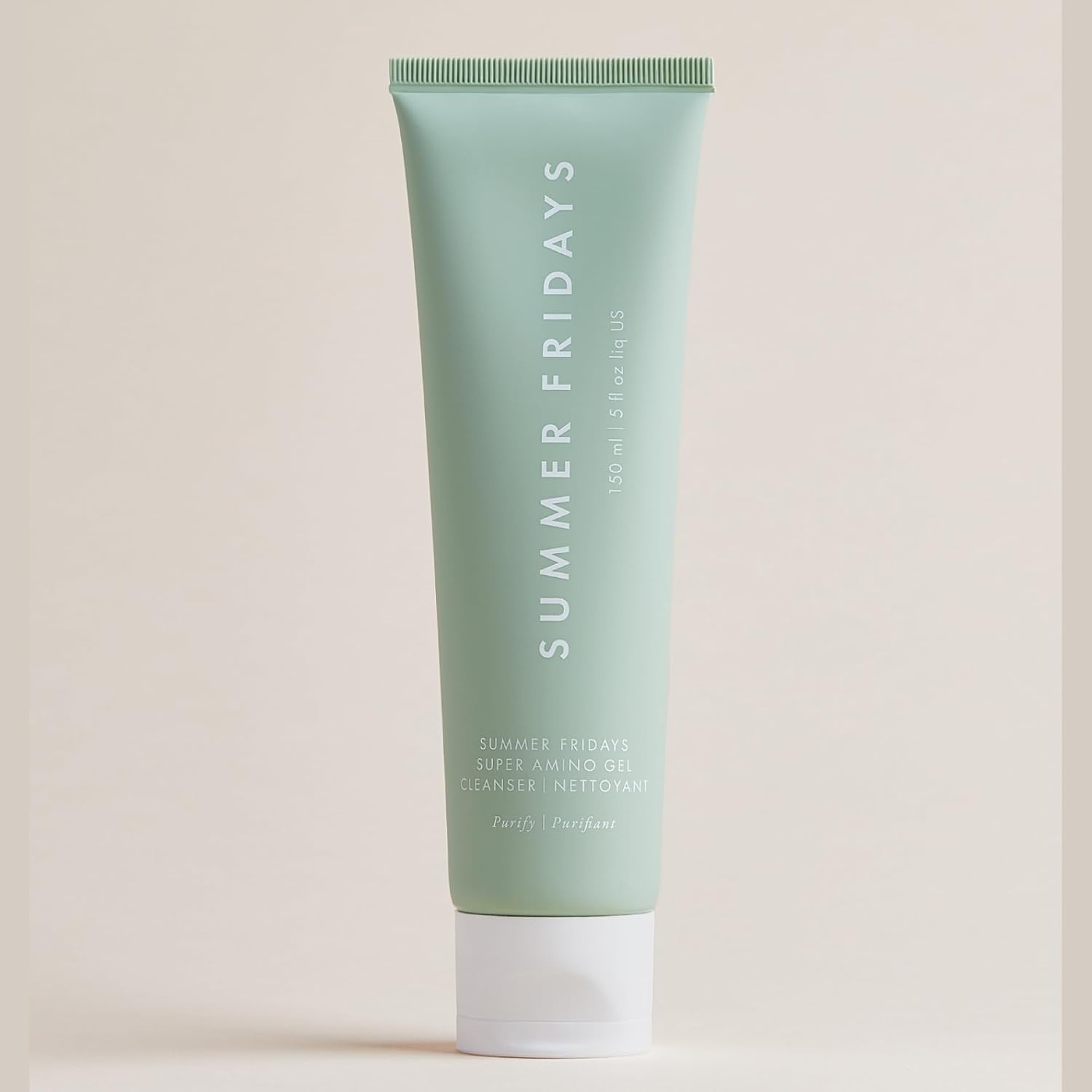 image:imageSummer Fridays Super Amino Gel Facial Cleanser Gentle pHBalanced Face Wash Makeup Remover Helps Calm Irritation Hydrate Nourish Skin Effortless Skin Care Gifts 5 Fl Oz