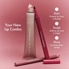 Summer Fridays Vanilla Beige Lip Trio- Lip Butter Balm Vanilla Beige + Flushed Lip Stain Rosette + SoftLine Lip Liner Cinnamon