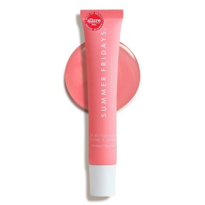 Summer Fridays Lip Butter Balm, Strawberry Soft Serve, Vegan (0.5 Oz)(Pink Sugar)