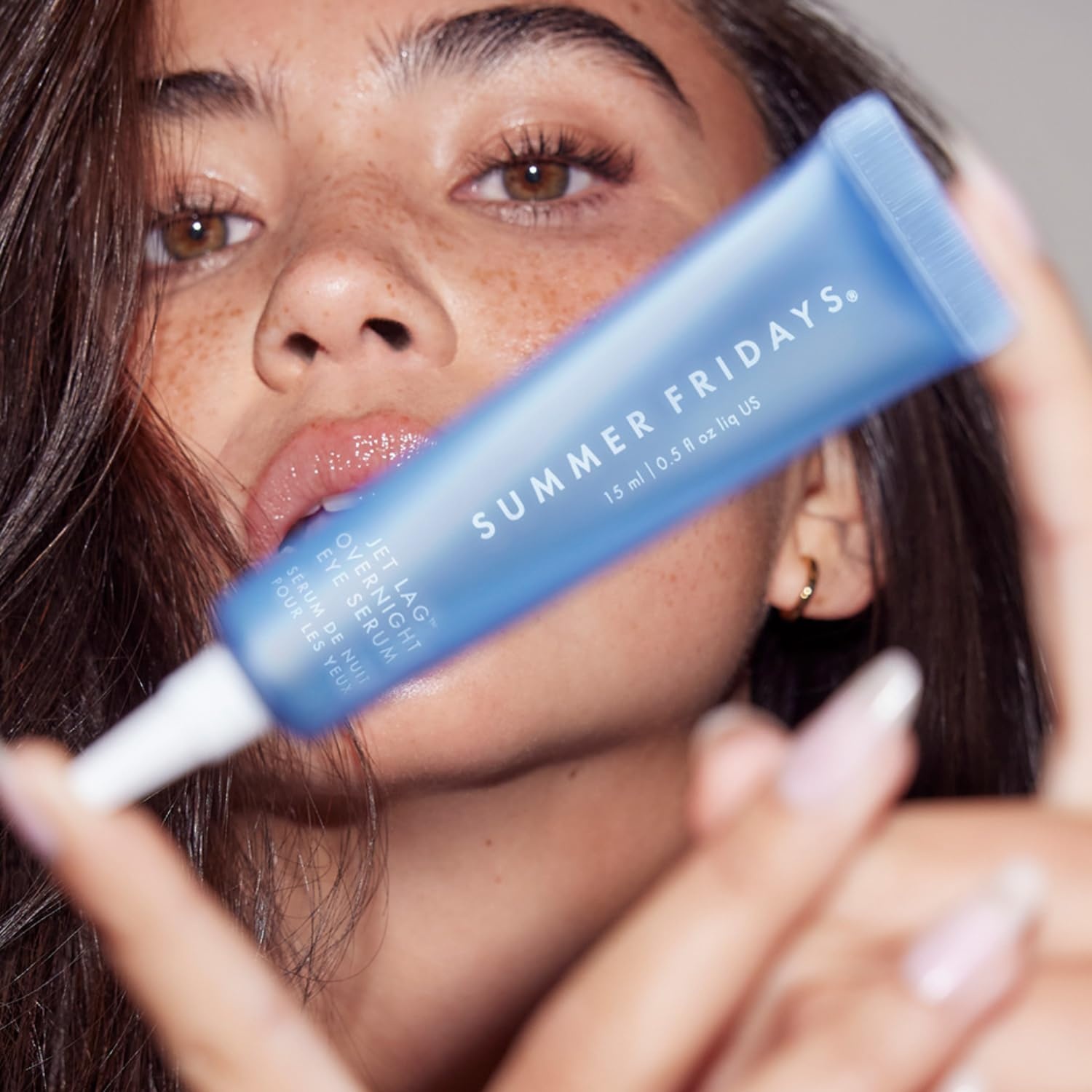image:imageSummer Fridays Jet Lag Overnight Eye Serum Nourishing Undereye Treatment for Dark Circles Helps to Hydrate Smooth Firm amp Depuff Enriched with Glycerin to Lock in Moisture 05 Fl Oz