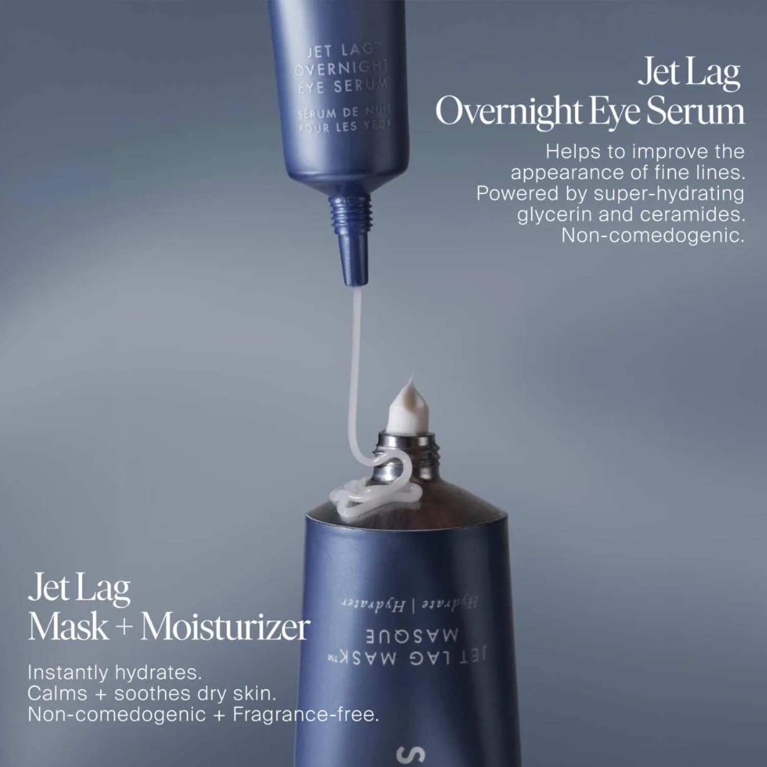 image:imageSummer Fridays Jet Lag Overnight Eye Serum Nourishing Undereye Treatment for Dark Circles Helps to Hydrate Smooth Firm amp Depuff Enriched with Glycerin to Lock in Moisture 05 Fl Oz