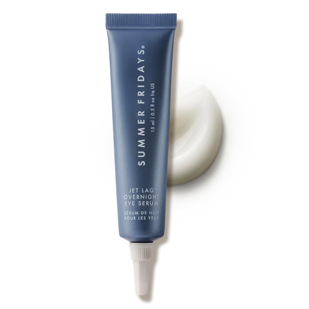 image:imageSummer Fridays Jet Lag Overnight Eye Serum Nourishing Undereye Treatment for Dark Circles Helps to Hydrate Smooth Firm amp Depuff Enriched with Glycerin to Lock in Moisture 05 Fl Oz