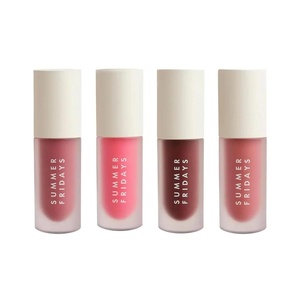 Summer Fridays Dream Lip Oil Set – Tinted Sheer Hydration and High Shine – Pink Cloud + Blush Dreams + Soft Mauve + Rosewood Nights (0.15 Oz)